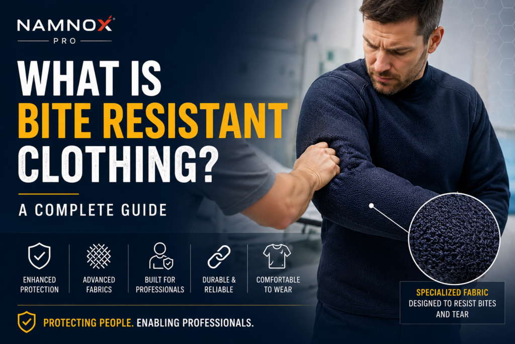 What is bite resistant clothing? Learn how it works, who needs it, materials, benefits, applications, and how to choose protective clothing.
