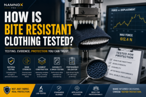 How bite resistant clothing is tested for protective performance